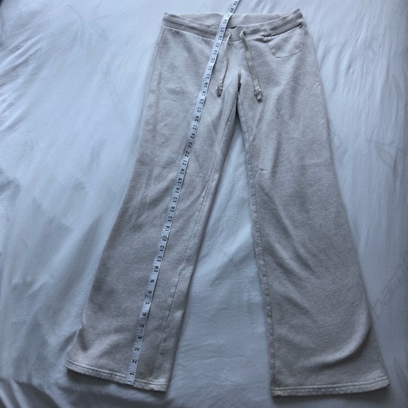 Cream Roots Lowrise Sweatpants with Drawstring - Picture 5 of 7